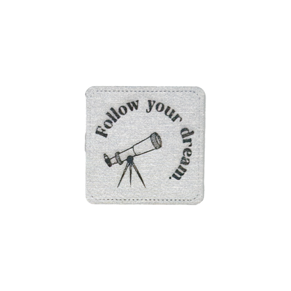 Kunstlederlabel "Follow your Dreams"