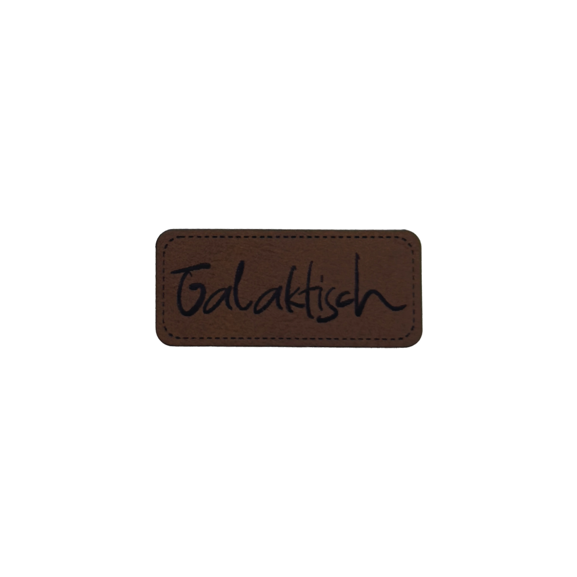 Kunstlederlabel "galaktisch"