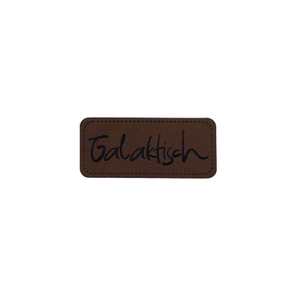 Kunstlederlabel "galaktisch"