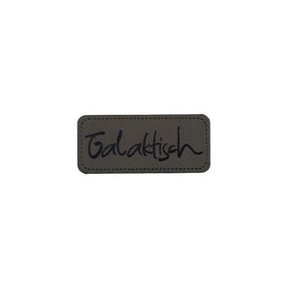 Kunstlederlabel "galaktisch"