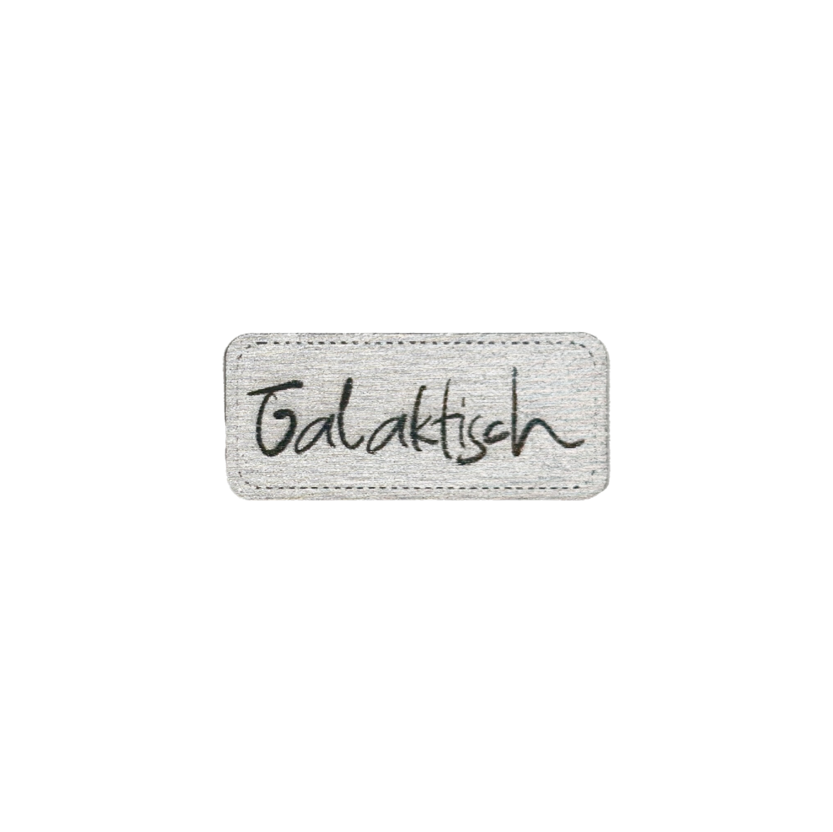 Kunstlederlabel "galaktisch"