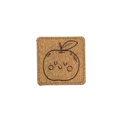 Kunstlederlabel "Apfel"