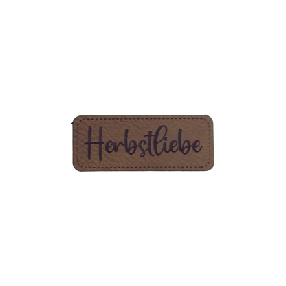 Kunstlederlabel "Herbstliebe"