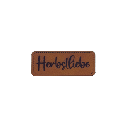 Kunstlederlabel "Herbstliebe"