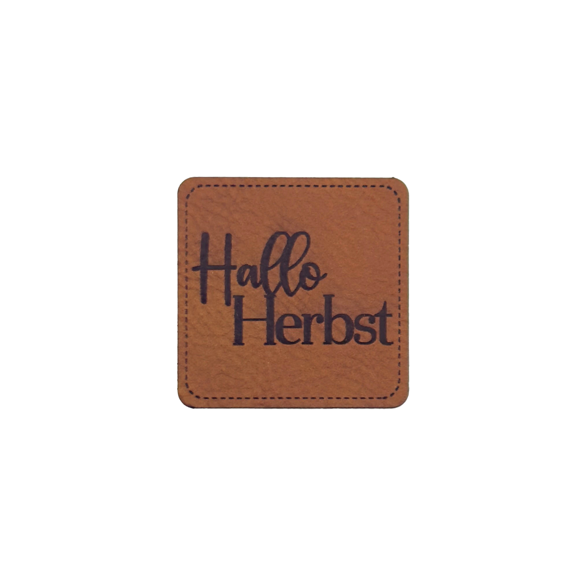 Kunstlederlabel "Hallo Herbst"