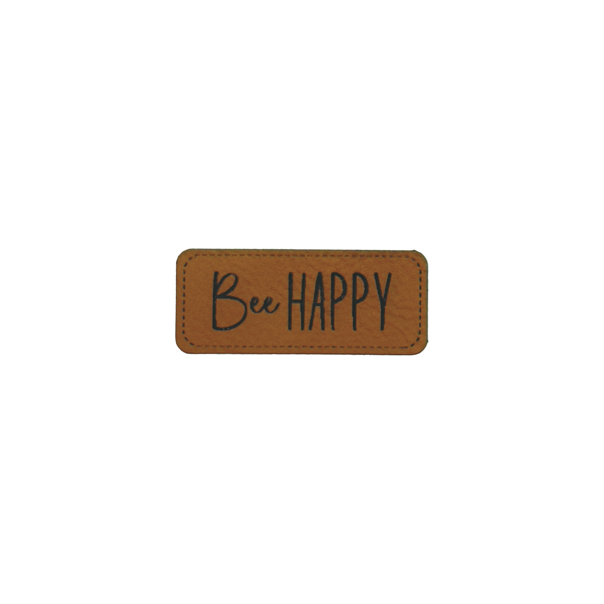 Kunstlederlabel "BeHappy"