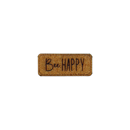 Kunstlederlabel "BeHappy"