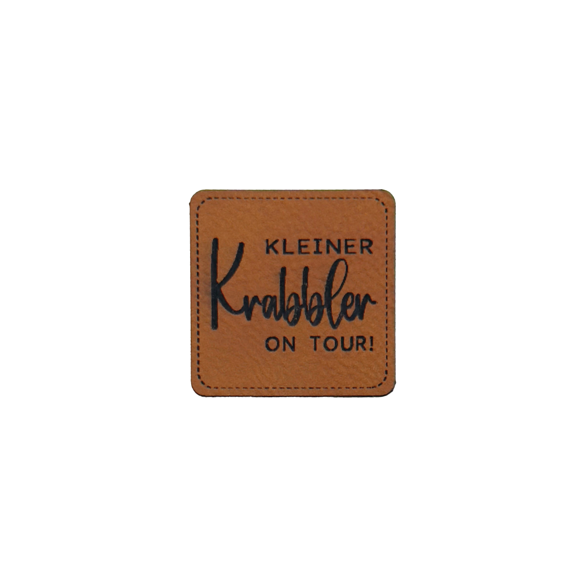 Kunstlederlabel "Kleiner Krabbler"