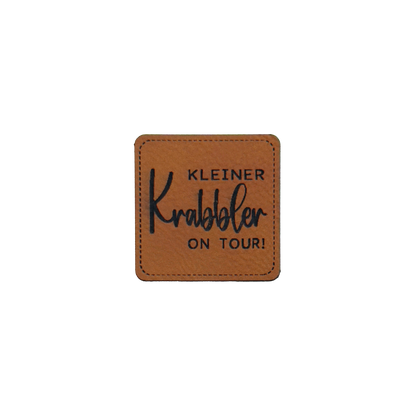 Kunstlederlabel "Kleiner Krabbler"