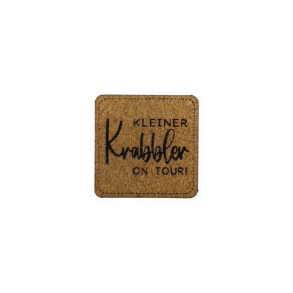 Kunstlederlabel "Kleiner Krabbler"