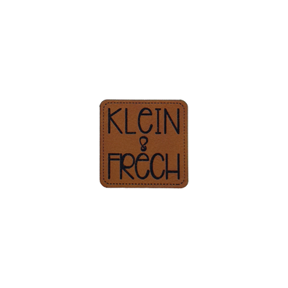 Kunstlederlabel "Klein und Frech"