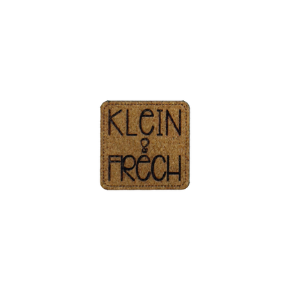 Kunstlederlabel "Klein und Frech"