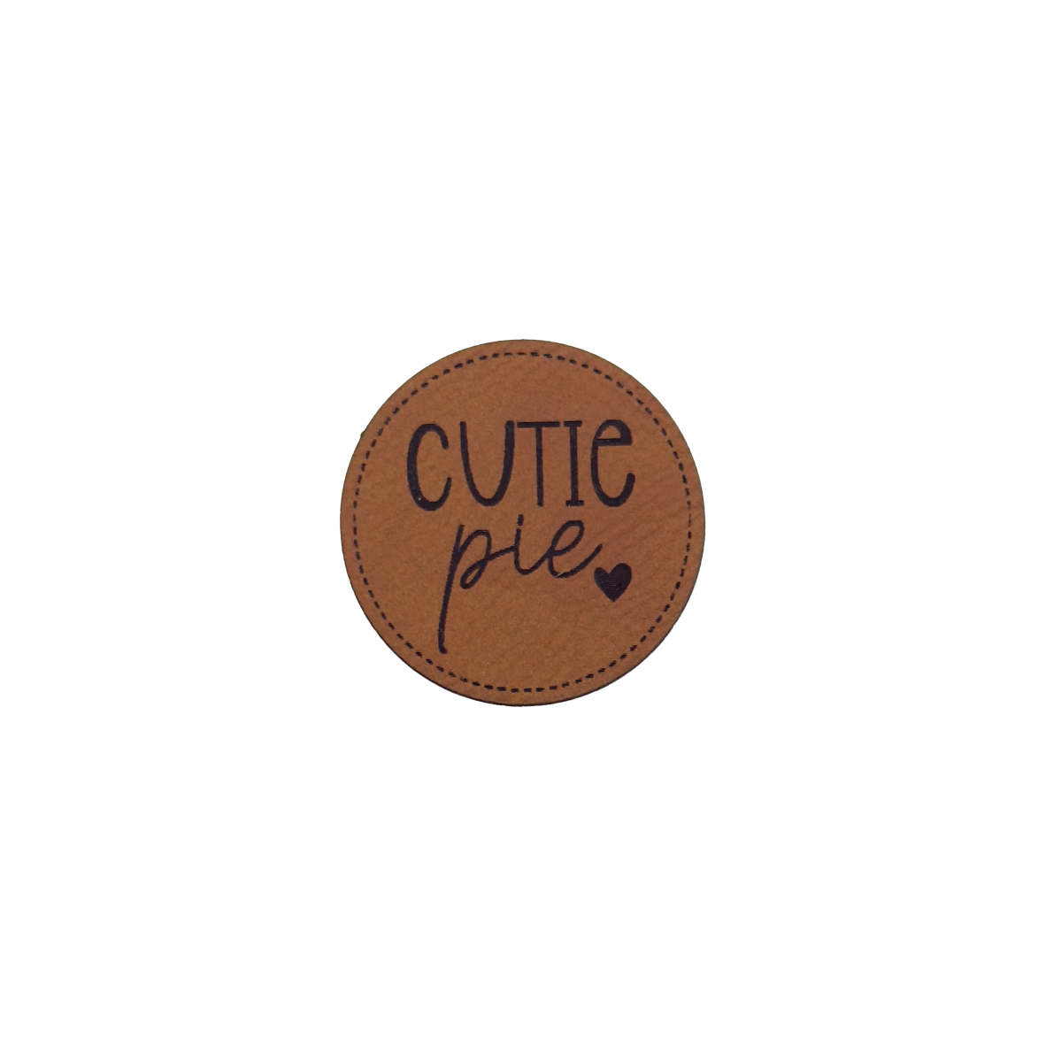 Kunstlederlabel "Cutie Pie"