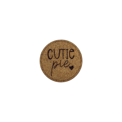 Kunstlederlabel "Cutie Pie"