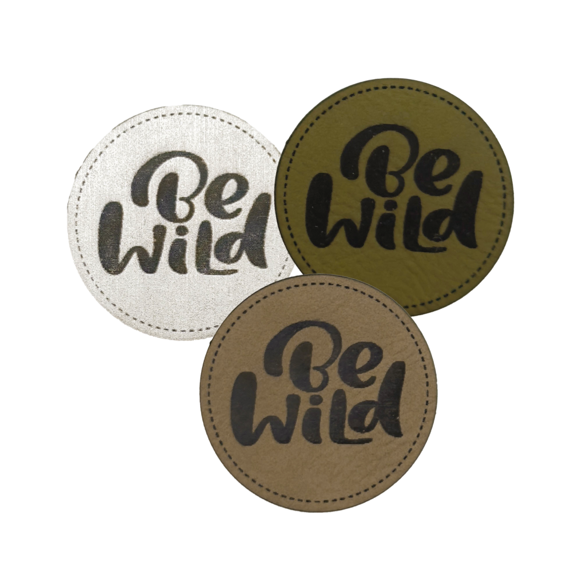 Kunstlederlabel "Be wild"