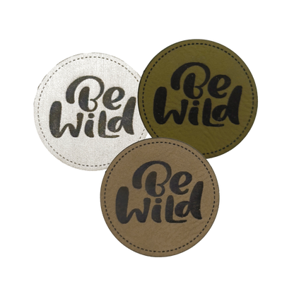 Kunstlederlabel "Be wild"