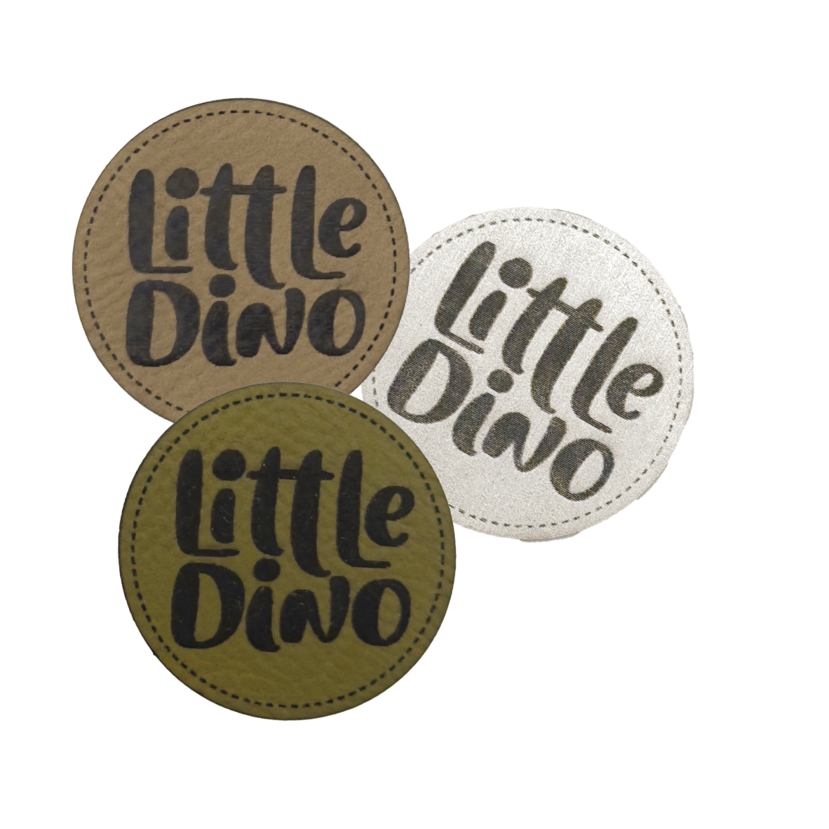 Kunstlederlabel "Little Dino"