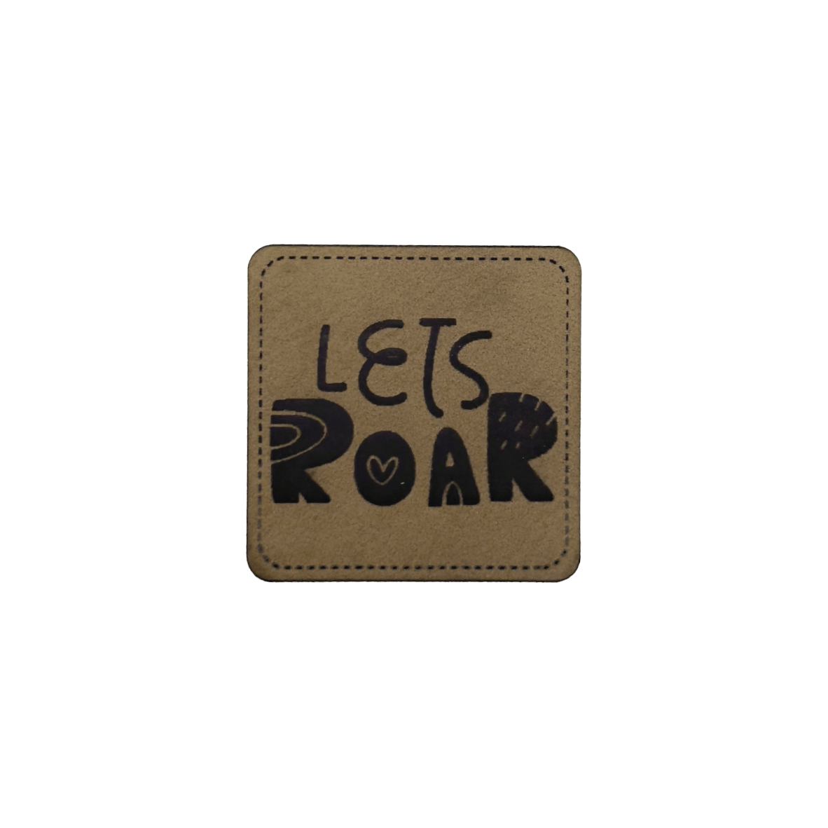 Kunstlederlabel "Let's Roarr"