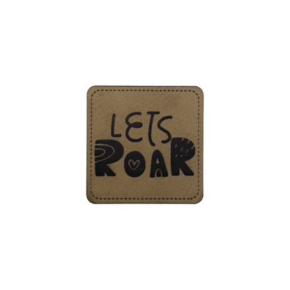 Kunstlederlabel "Let's Roarr"