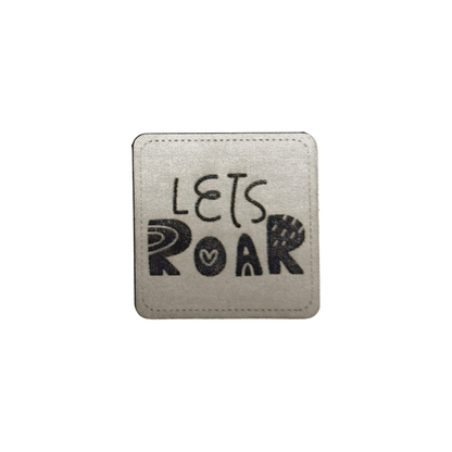 Kunstlederlabel "Let's Roarr"