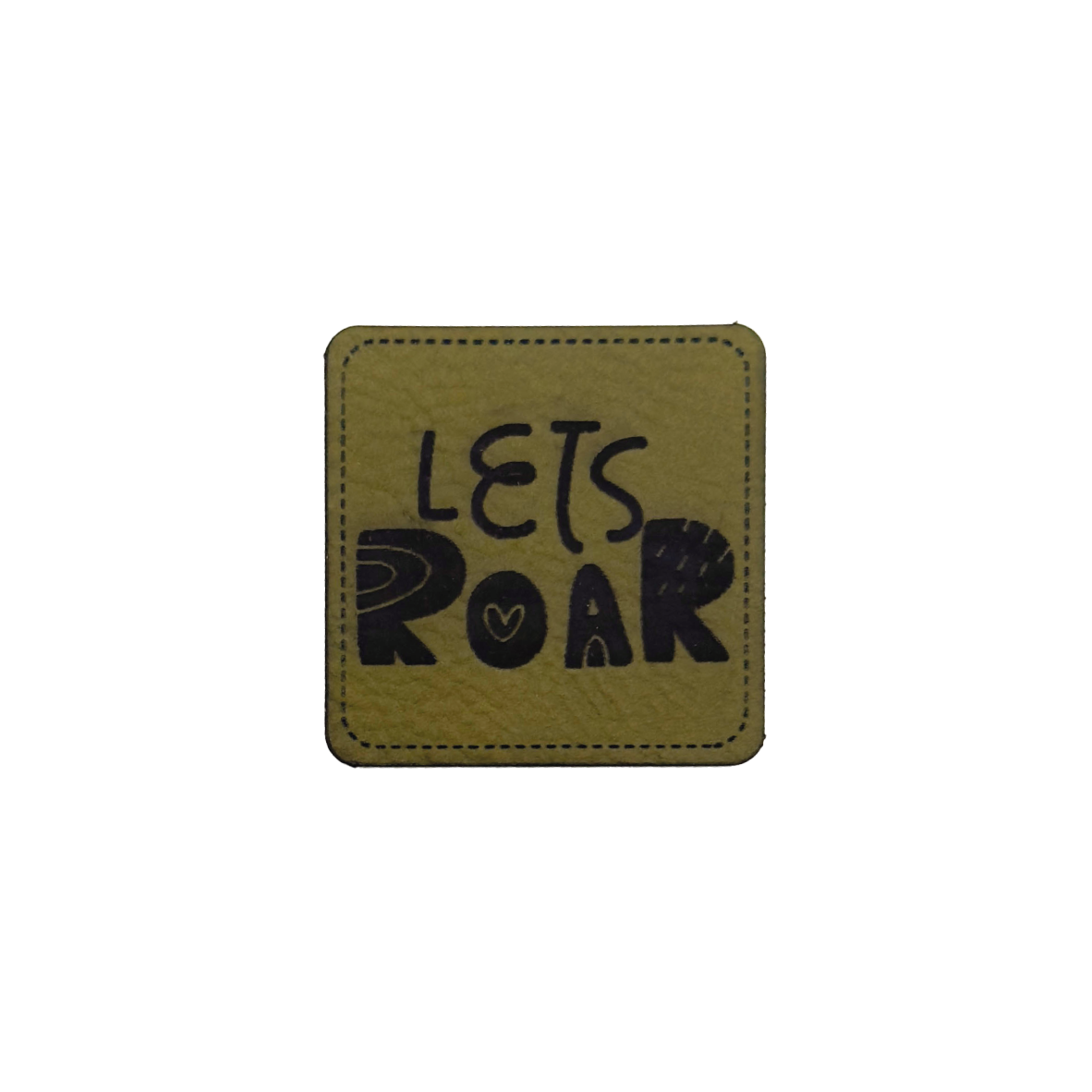 Kunstlederlabel "Let's Roarr"