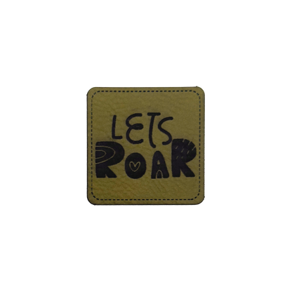 Kunstlederlabel "Let's Roarr"