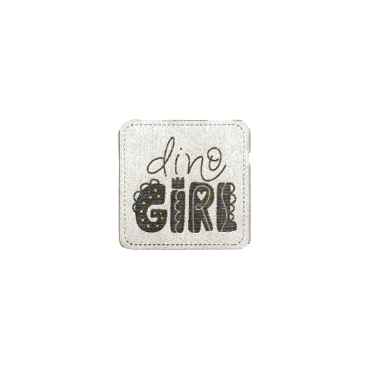 Kunstlederlabel "Dino Girl"