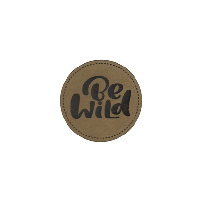 Kunstlederlabel "Be wild"