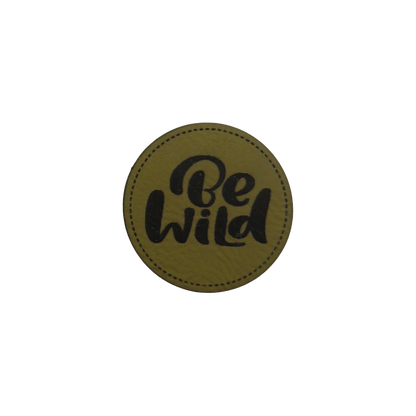 Kunstlederlabel "Be wild"