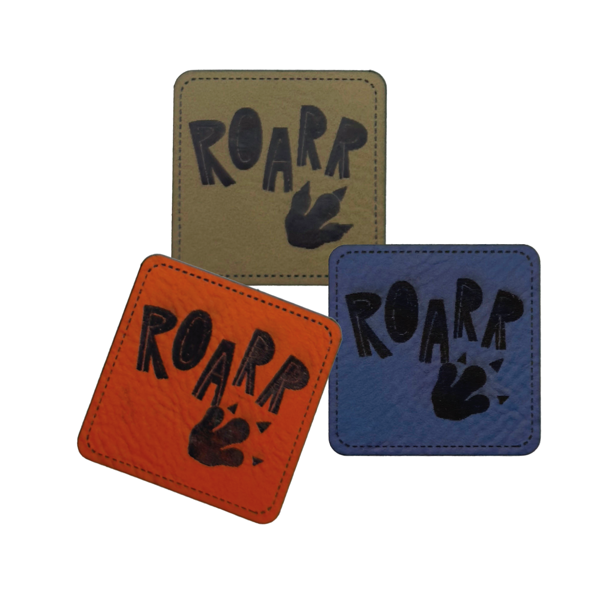 Kunstlederlabel "Roarr"