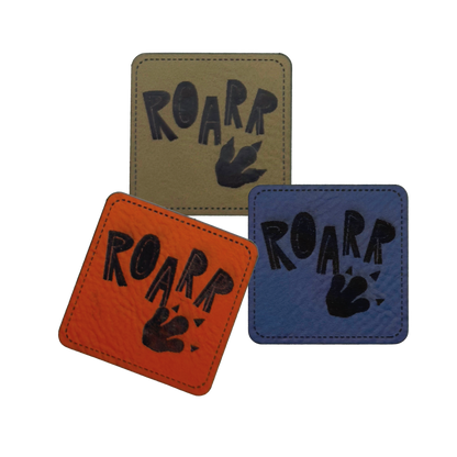 Kunstlederlabel "Roarr"