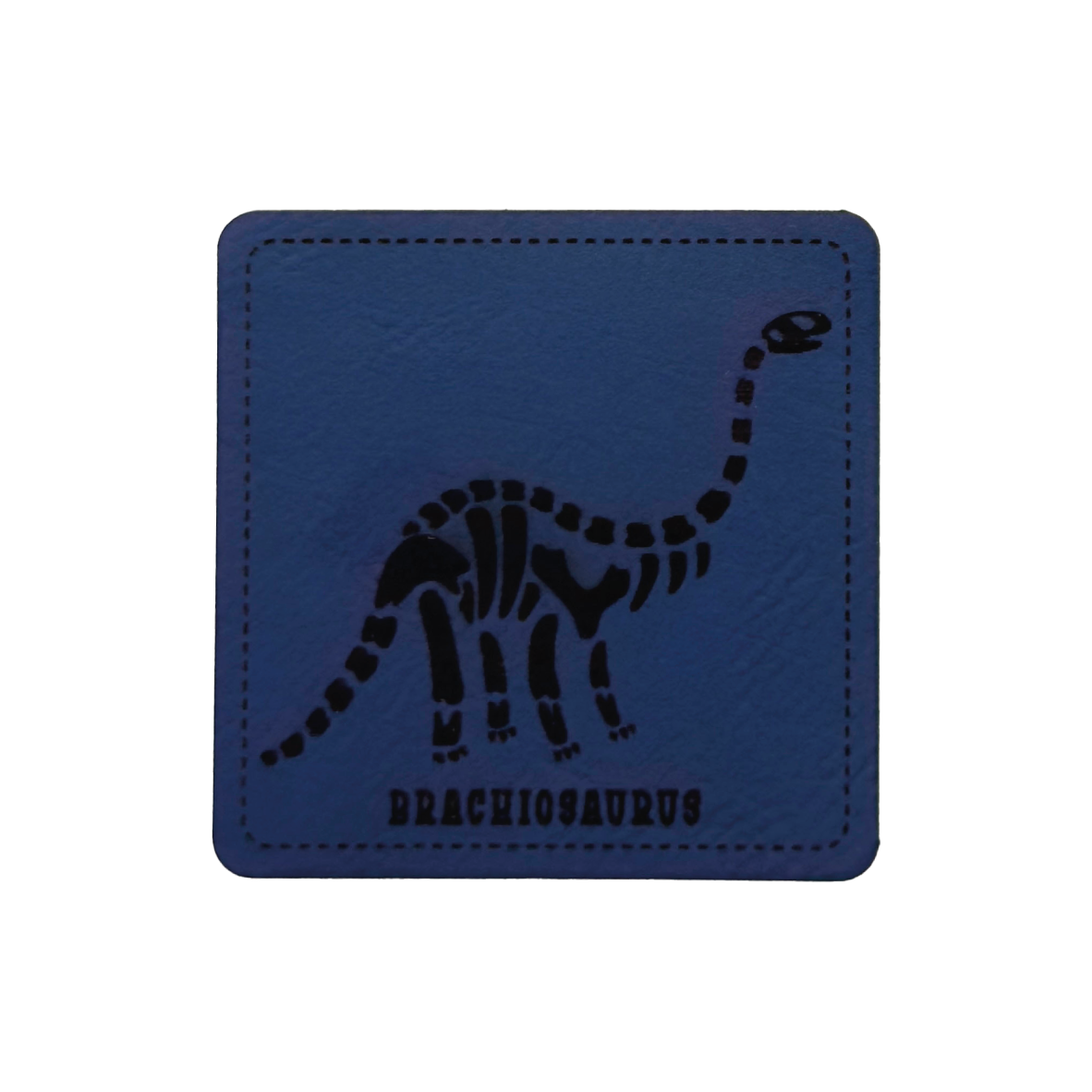 artificial leather label "Dino Skeleton Brachiosaurus 2"