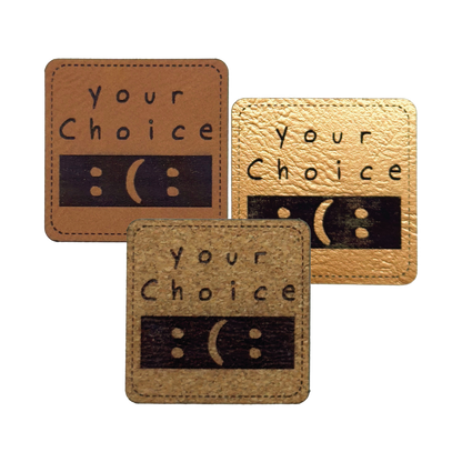 Kunstlederlabel "Your Choice"