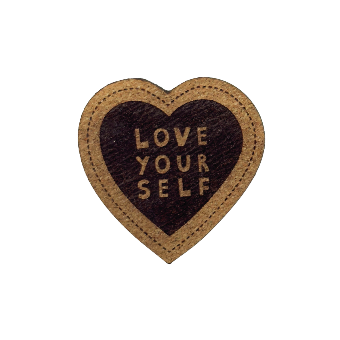 Kunstlederlabel "Love yourself"