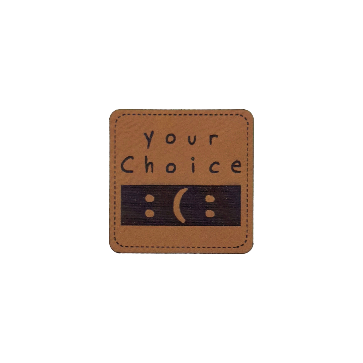 Kunstlederlabel "Your Choice"