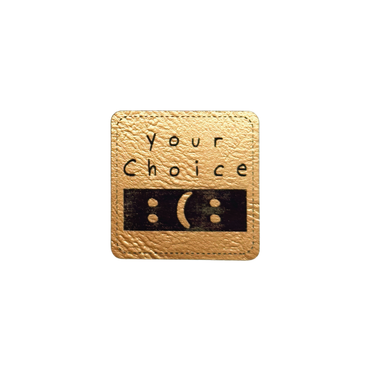 Kunstlederlabel "Your Choice"