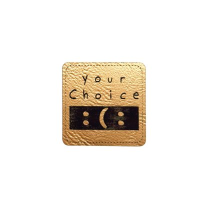 Kunstlederlabel "Your Choice"