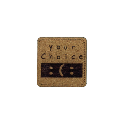 Kunstlederlabel "Your Choice"