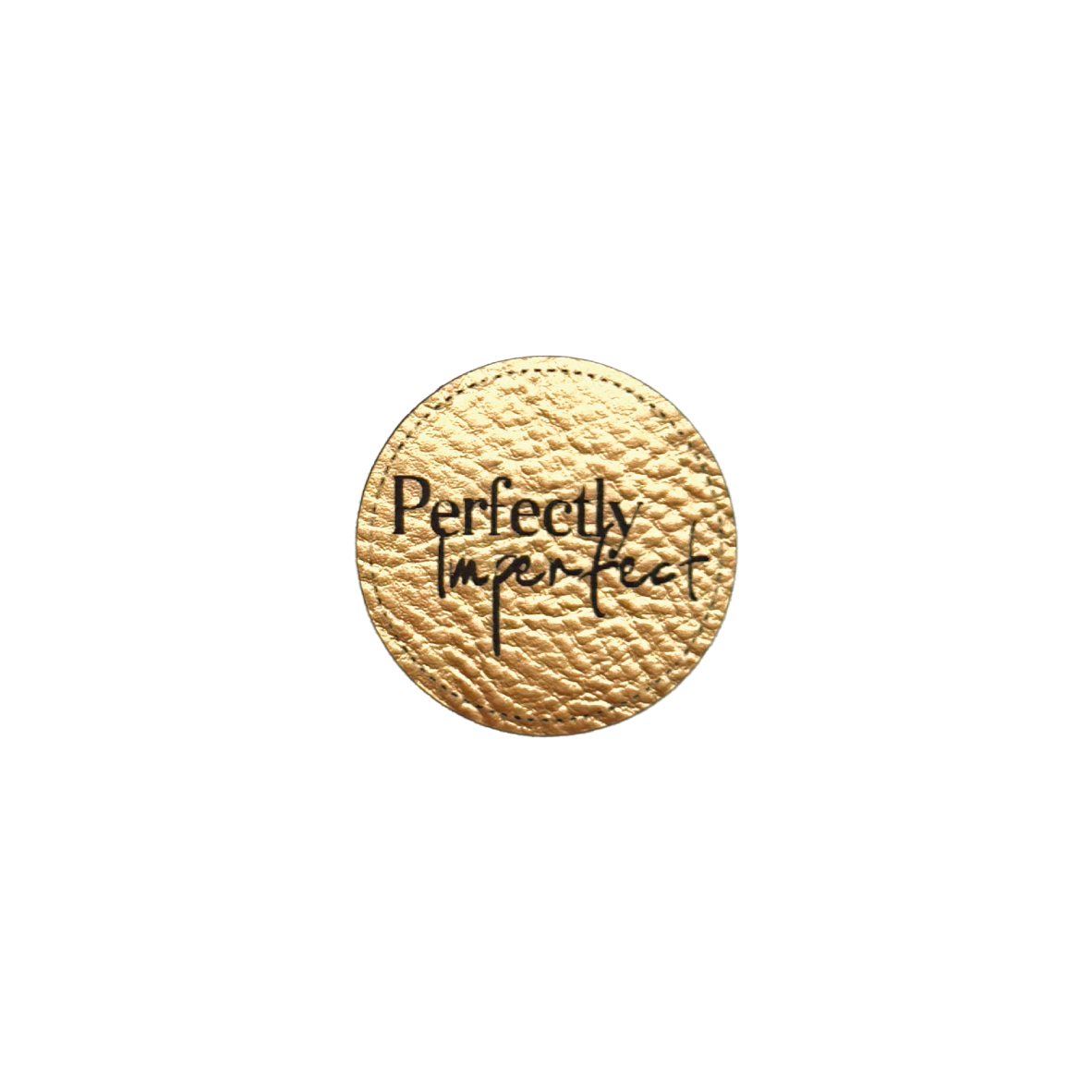 Kunstlederlabel "Perfectly imperfect"