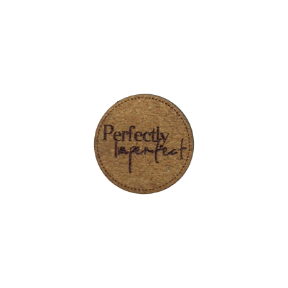 Kunstlederlabel "Perfectly imperfect"