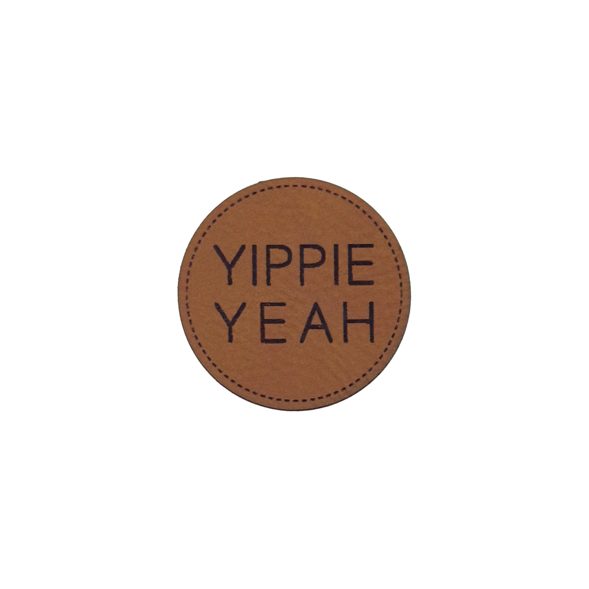 Kunstlederlabel "Yippie Yeah"