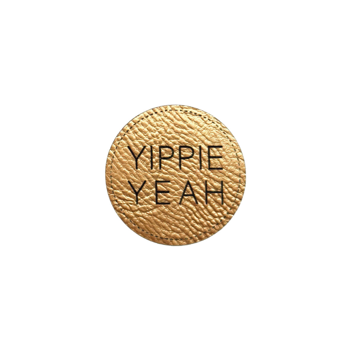 Kunstlederlabel "Yippie Yeah"