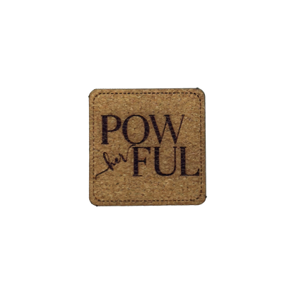 Kunstlederlabel "PowHERful"