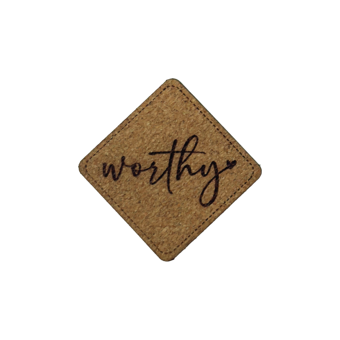 Kunstlederlabel "Worthy"