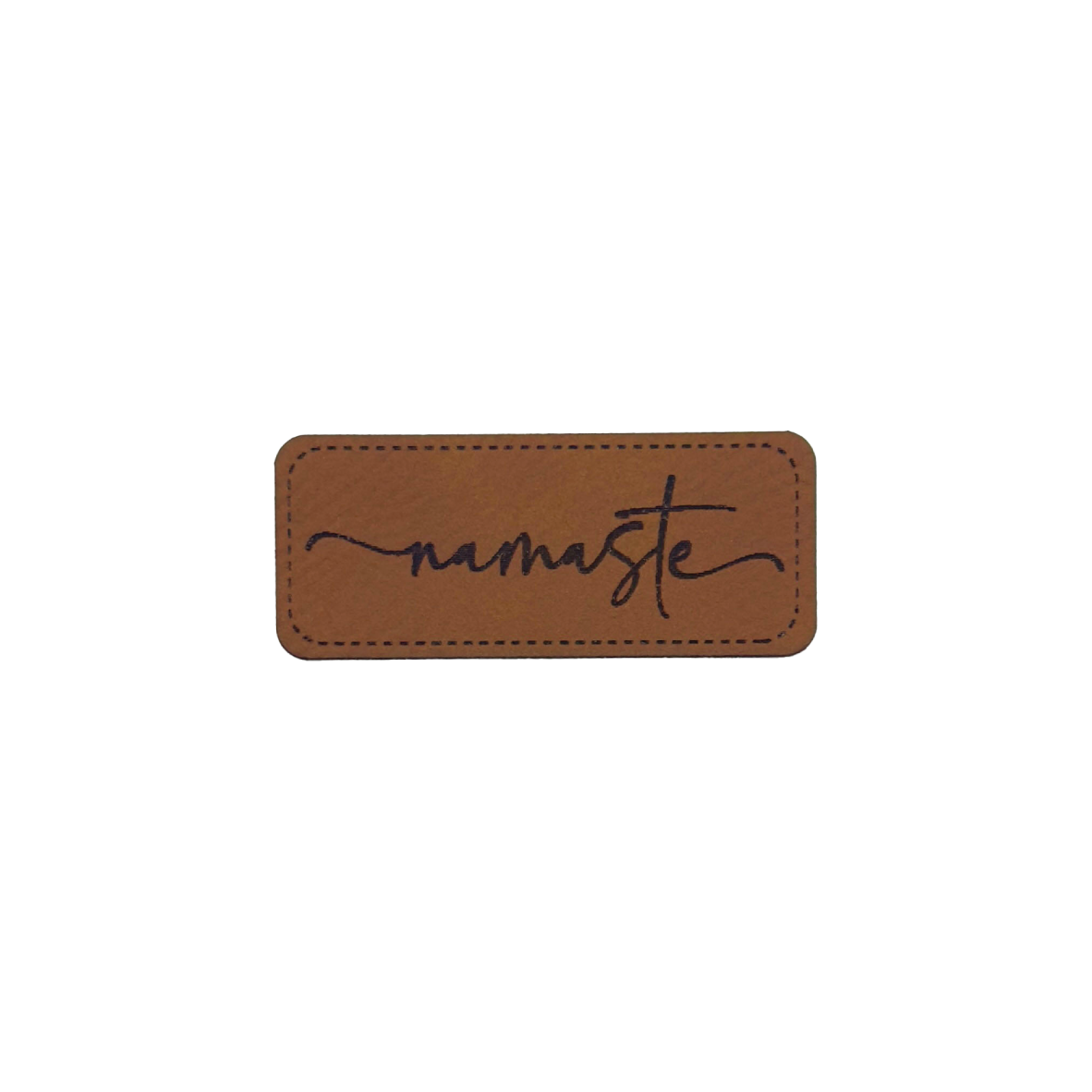 Kunstlederlabel "Namaste"