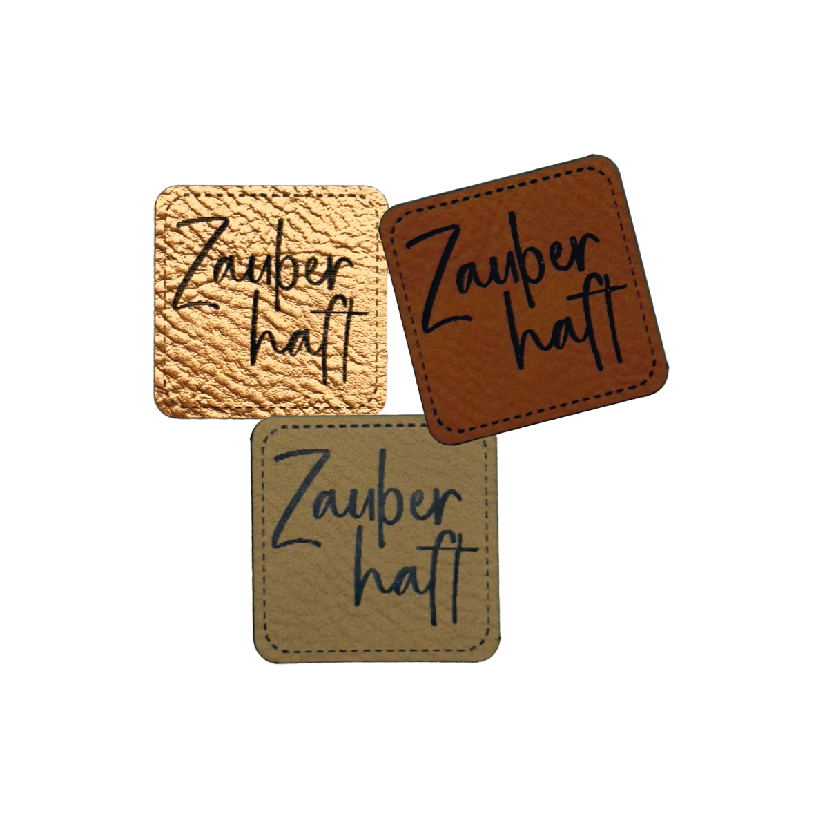 Kunstlederlabel "Zauberhaft"