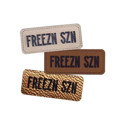 Kunstlederlabel "Freezn Szn"