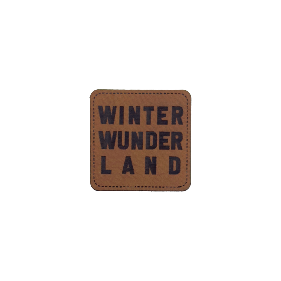 Kunstlederlabel "Winter Wunder Land"