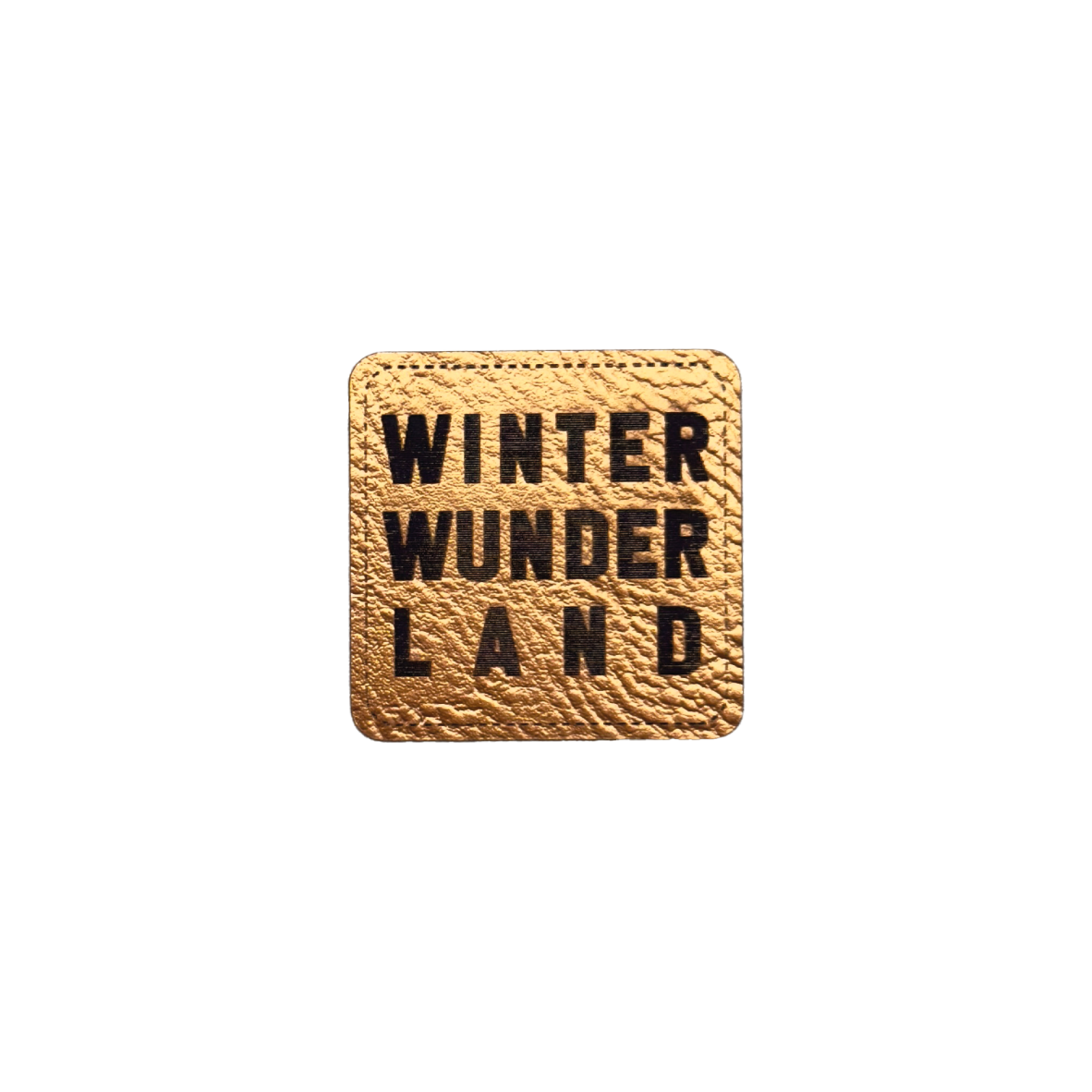 Kunstlederlabel "Winter Wunder Land"