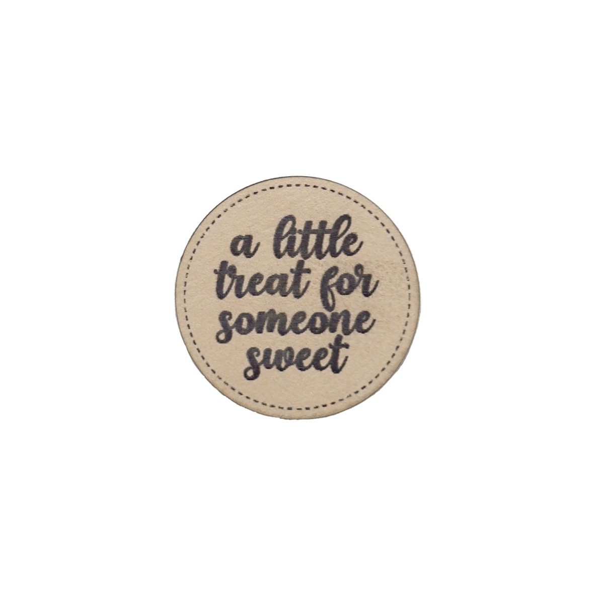 Kunstlederlabel "Little Treat for Someone Sweet"